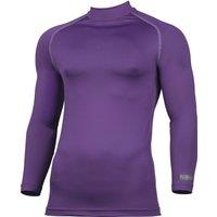 Rhino Men's Thermal Underwear Long Sleeve Base Layer Vest Top in Purple | Size: Large/XL