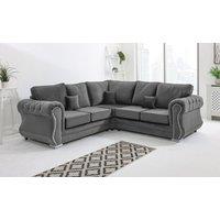 Sofa World Falcon Corner Fullback Sofa in Grey