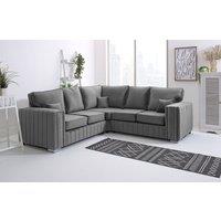 Sofa World Layla Corner Fullback Sofa in Grey