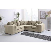 Sofa World Layla Corner Scatterback Sofa in Cream