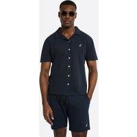 Nautica Men's Dundo SS Shirt in Dark Navy | Size: XL
