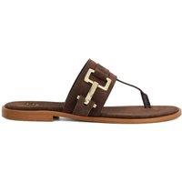Dune London Women's 'Lotica' Suede Sandals in Brown | Size: 3