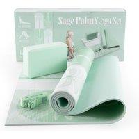 Myga Printed Yoga Set - Gumamela Blossom in Light Green