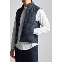 Limehaus Men's Zip Through Gilet in Navy | Size: XL