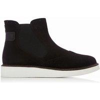 Moda In Pelle Women's 'Cheena' Suede Ankle Boots in Black | Size: 4