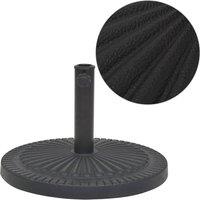 Parasol Base Resin Round Black 14 kg