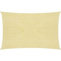 Sunshade Sail 160 g/m Beige 2x3 m HDPE