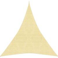Sunshade Sail 160 g/m Beige 5x7x7 m HDPE