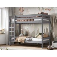 Noomi Nora Solid Wood Bunk Bed in Grey | Size: EU Single