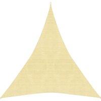 Sunshade Sail 160 g/m Beige 5x6x6 m HDPE