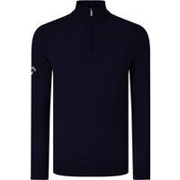 Ribbed Zip Merino Sweater