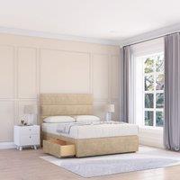 Texas Coniston Bed Set With 4 Drawers, Mattress & 54" Headboard