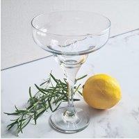 Afewhometruths 25th Birthday Engraved Cocktail Glass in Clear