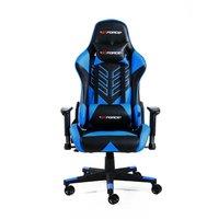 GTForce Pro ST Reclining Sports Racing Office Desk Faux Leather Gaming Chair in Blue