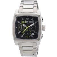 Pulp Watch Silver Stainless Steel Bracelet Black Dial