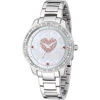 Shiny Watch Silver Stainless Steel Bracelet Silver Dial