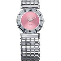 Jowissa Women's Roma Pastell Pink Watch in Silver