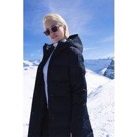 Dare 2b Women's Wander Waterproof Longline Padded Jacket in Jet Black | Size: 20