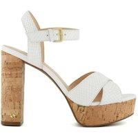 Dune London Women's 'Jealous' Leather Sandals in White | Size: 8
