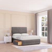 Madison Naples Bed Set ,4 Drawers, Mattress & 54" Headboard