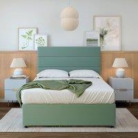 Bedmaster Plush Velvet Divan Base in Duck Egg Blue | Size: King