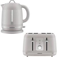 KENWOOD Kettle 1.7L & 4 Slice Toaster Set, Dawn in Cream | Size: 2 Pack