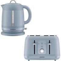 KENWOOD Kettle 1.7L & 4 Slice Toaster Set, Dawn in Blue | Size: 2 Pack