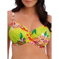 Fantasie Women's Cala Macarella Full Cup Bikini Top in Green | Size: 36E