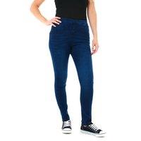Smart Living Women's Skinny Fit Denim Jeans Jeggings Pull On Casual with Pockets in Indigo | Size: 26