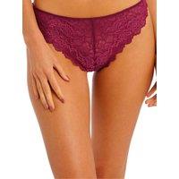 Wacoal Women's Lace Perfection Tanga in Purple | Size: 14