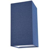 Happy Homewares Contemporary & Stylish Linen Fabric Lamp Shade in Midnight | Size: 12 inches