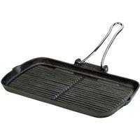 Typhoon Cast Iron Rectangular Chargriller 35cm Black