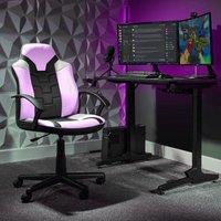 Saturn Mid Back Office PC Chair with Swivel Seat and PU Leather