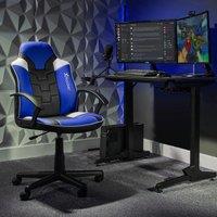 Saturn Mid Back Office PC Chair with Swivel Seat and PU Leather