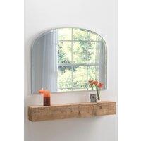 Yearn Simplicity Mantle mirror Bevelled Silver 92(w) x 71cm(h)