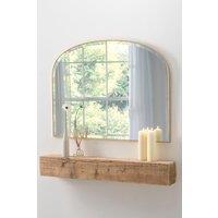 Yearn Arched Mantle Mirror Gold 92cm(w) x 71cm(h)
