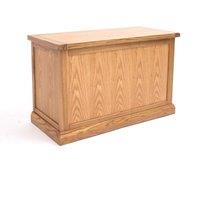 Cabinet Bits Salerno Light wood Blanket Box Ottoman in Light Brown