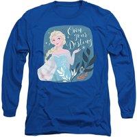 Disney Frozen Elsa Own Your Destiny Long Sleeve T-Shirt, Royal | Size: 2XL