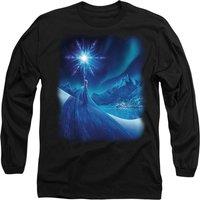 Disney Frozen Elsa's Magical Light Long Sleeve T-Shirt, Black | Size: Small
