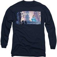 Disney Cinderella & The Prince Dance To Your Own Beat Long Sleeve T-Shirt, Navy | Size: Large