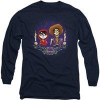 Disney Coco Seize Your Moment With Miguel & Hector Long Sleeve T-Shirt, Navy | Size: Medium