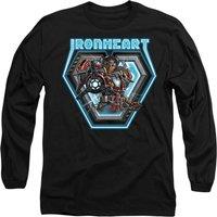 Marvel Black Panther: Wakanda Forever Ironheart Glow Long Sleeve T-Shirt, Black | Size: Medium