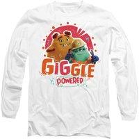 Disney Monsters At Work Giggle Powered With Val & Cutter Long Sleeve T-Shirt, White | Size: Large