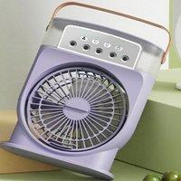 Leaper Green Little Savage 5- Hole Humidifying & Cooling Misting Fan in Purple