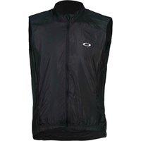 Oakley Men's Jawbreaker Road Jersey Cycling Lightweight Vest Black | Size: Small