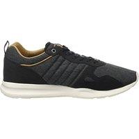 Le Coq Sportif Men's Baskets LCS R600 2 Tones Lace-Up Black Synthetic Trainers | Size: 8