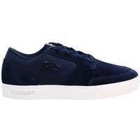 Oakley Men's Lighthouse Lace-Up Blue Smooth Leather Trainers | Size: 8.5