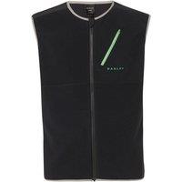 Oakley Men's Zip Up Black Hydrofree Hybrid Pile Vest | Size: Medium