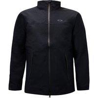 Oakley Men's Aero Jacket Zip Up Anorak Track Top Black | Size: Medium