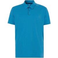 Divisional Button Up Blue Golf Polo Shirt